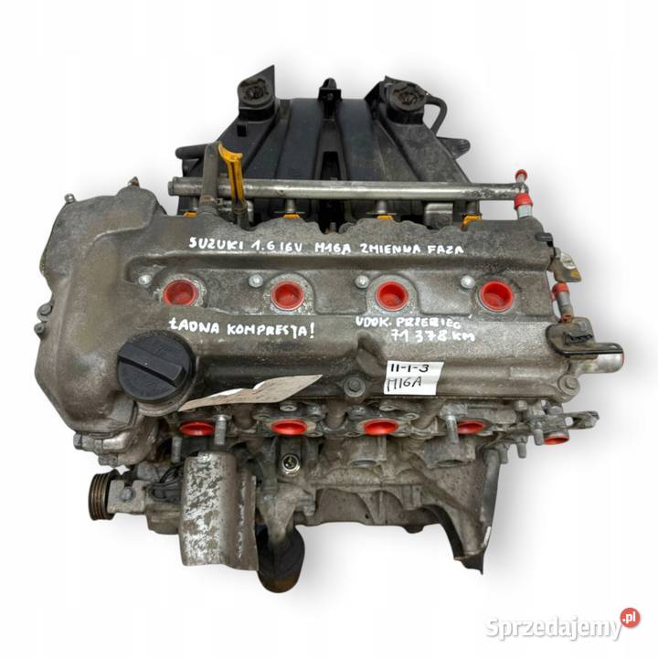 SILNIK M16A Suzuki Swift III IV SX4 Fiat Sedici