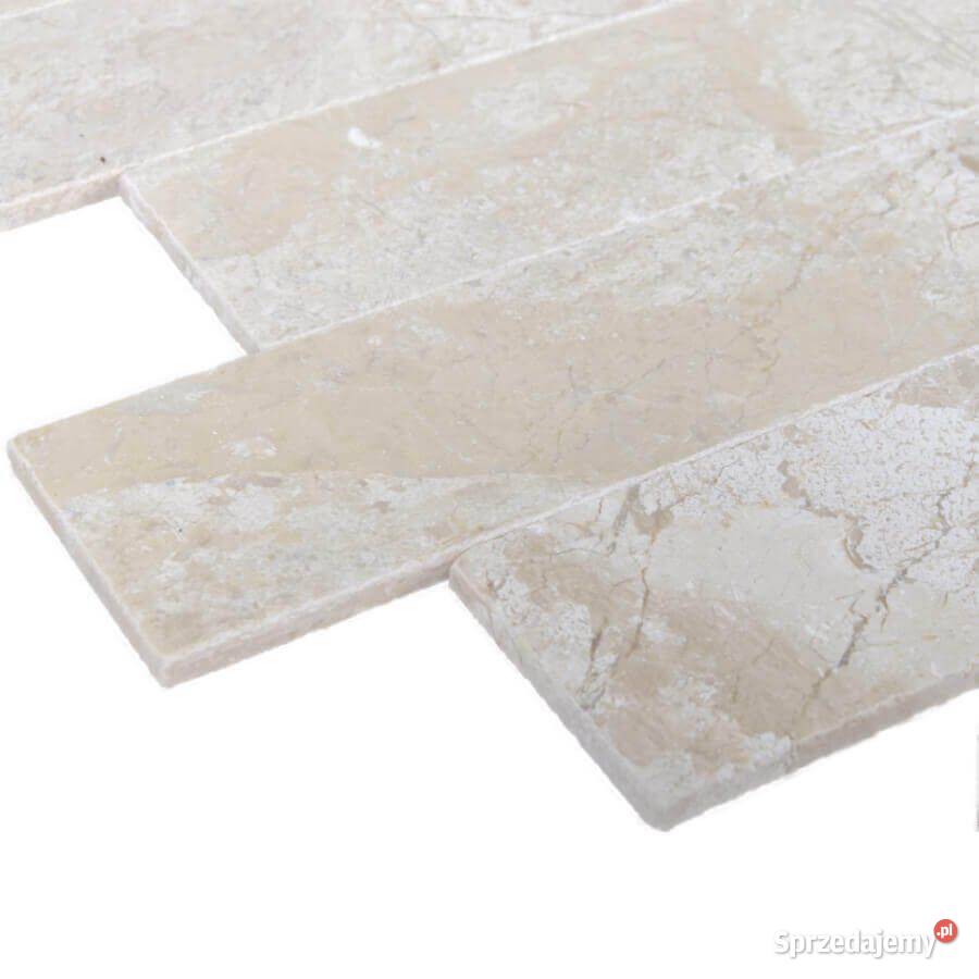 Cegiełki Marmurowe Queen Beige Bębnowane 30x10x1