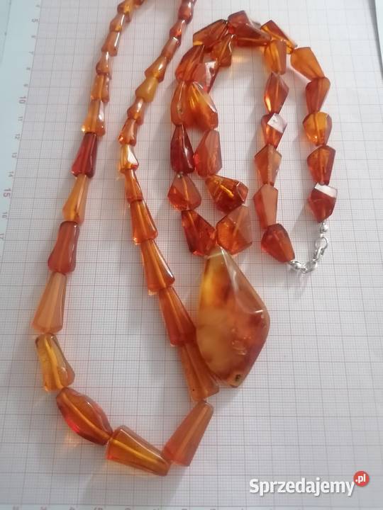 Naszyjnik Bursztyn Vintage podlaskie Białystok sprzedam