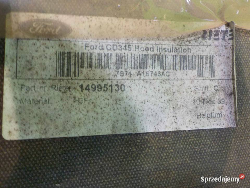 FORD MONDEO MK4 09r wygluszenie maski Suków