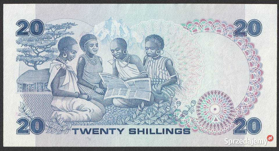 KENIA 20 SHILLING 1986 STAN BANKOWY UNC Numizmatyka łódzkie Łódź