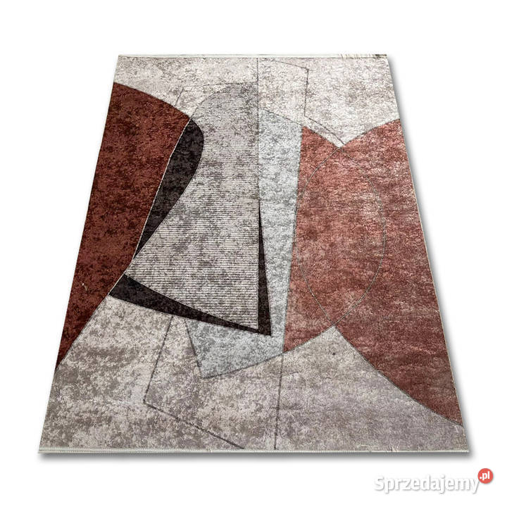 NOWOCZESNY DYWAN 130X190 PRINT 381804 CIENKI 1.9m