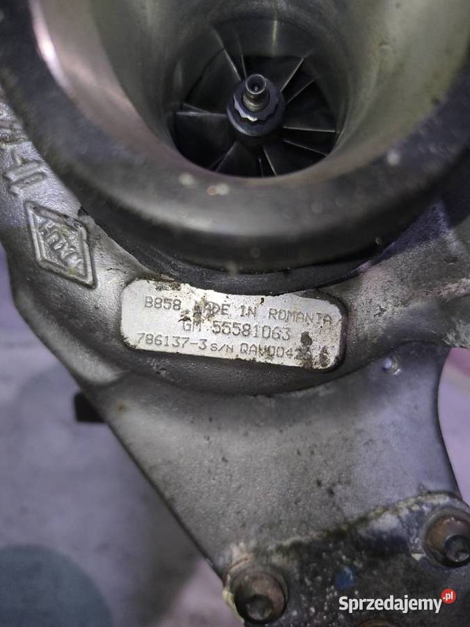 Turbosprężarka Turbina Opel Insignia Astra J 20 Strzałków