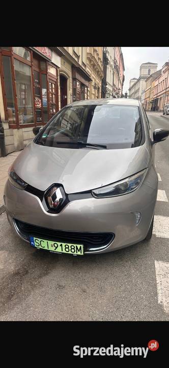 Renault Zoe uszkodzony Zamarski