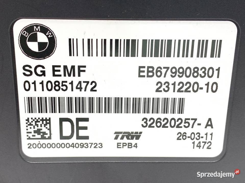 MODUŁ HAMULCA RĘCZNEGO BMW F11 32620257 0917