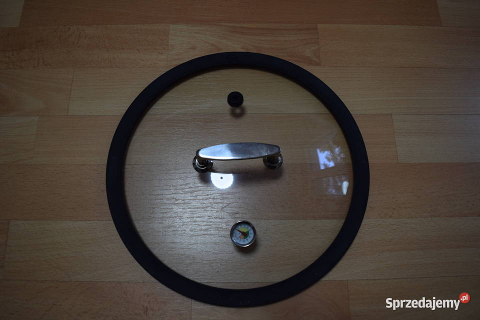 GARNEK ROSLE NA PARZE Z POKRYWĄ I TERMOMETREM