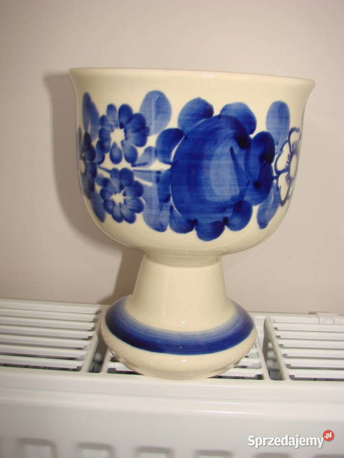 Włocławek fajansowy kielich puchar Pruszcz Gdański sprzedam