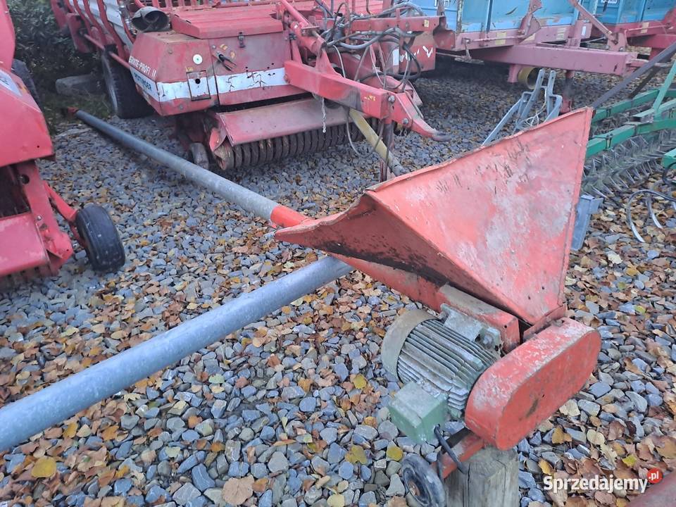 Podajnik do zboża żmijka do zboża stan idealny Taśmociągi i podajniki Limanowa sprzedam