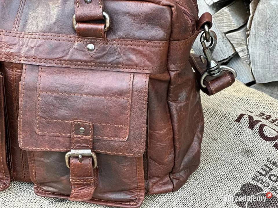 Torba Spike Sparrow stan idealny 100 skóra 15cm Warszawa sprzedam