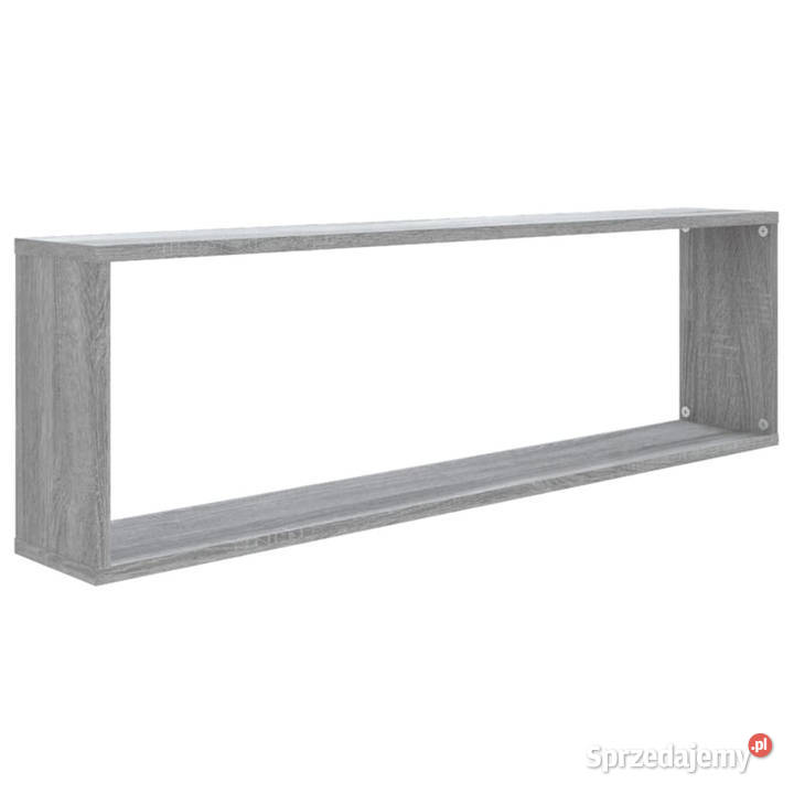 Półki ścienne 2 szary dąb sonoma 100x15x30 Warszawa