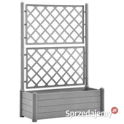 vidaXL Skrzynia na rośliny z trejażem 100x43x142 Warszawa