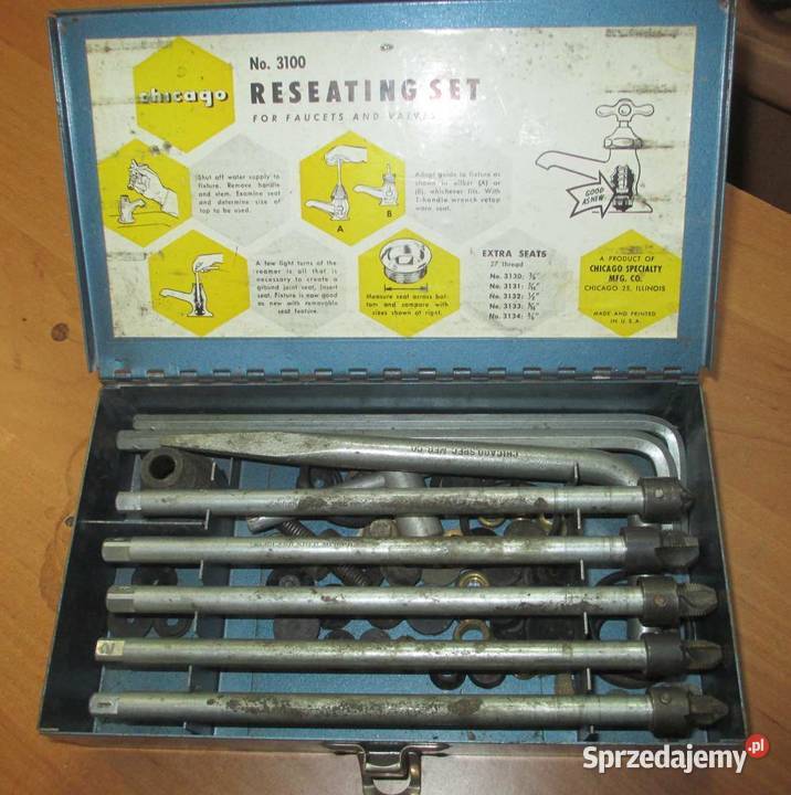 Frezy do gniazd baterii wodociągowych sprzedam