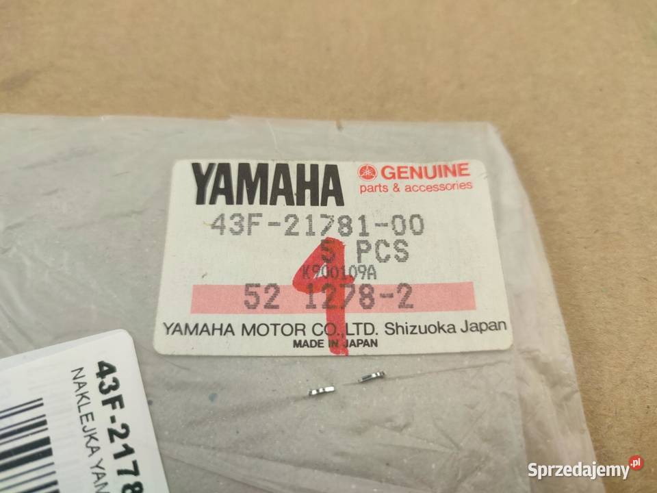 NAKLEJKA 600 NA BOCZEK YAMAHA XT600 1986