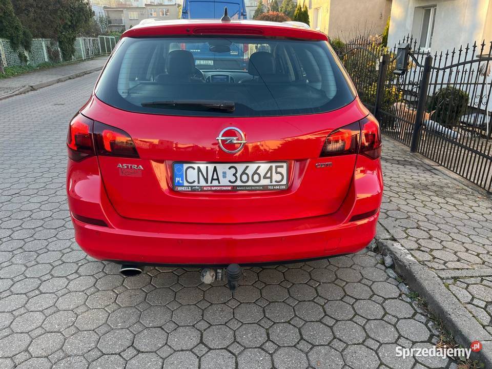 Opel Astra J 20 CDTI ASR (kontrola trakcji) Nakło nad Notecią sprzedam