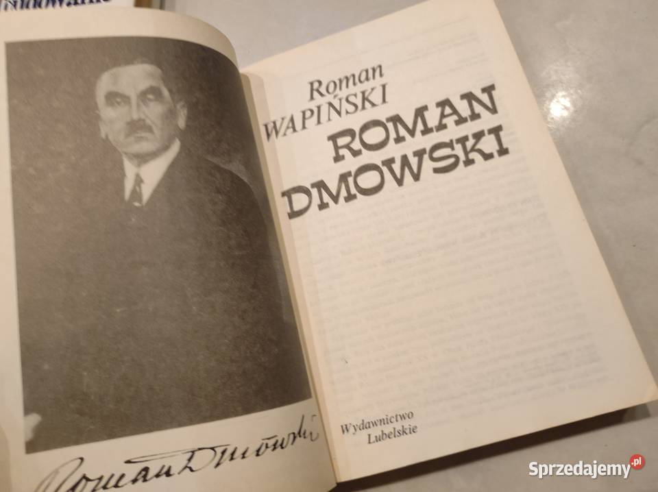 Roman Dmowski 1988 Roman Wapiński Pozostałe Kielce sprzedam