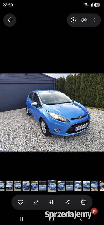 Ford fiesta mk7 2008 125 klima alufelgi 5 drzwi nieuszkodzony Wałbrzych