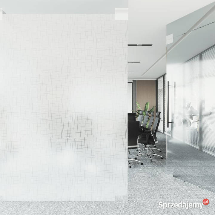 Folia okienna matowa wzór w gwiazdy 90x500 PVC mazowieckie Warszawa sprzedam