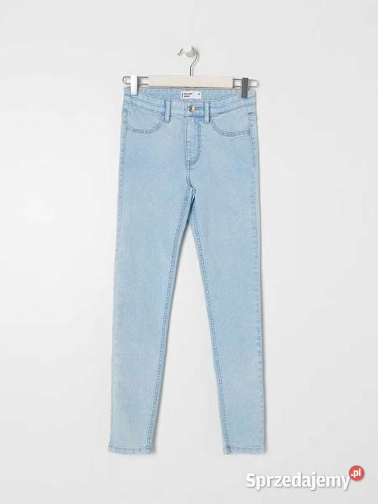 spodnie damskie rurki Sinsay kolor Olkusz