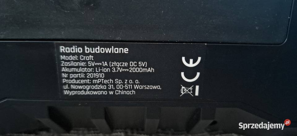 Hykker Kraft głośnik głośnik przenośny radio Warszawa