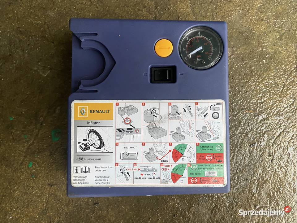 Kompresor Do Koła Sprężarka 8200831612 Renault