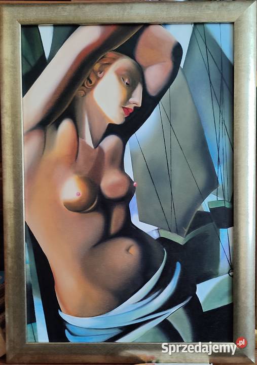 Kopia obrazu T Łempickiej Błękitna godzina Warszawa sprzedam