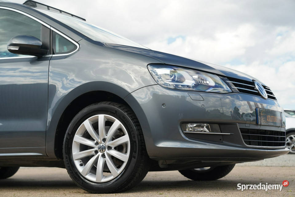 Volkswagen Sharan HIGHLINE panorama BIXENONY regulowane zawieszenie Otmuchów