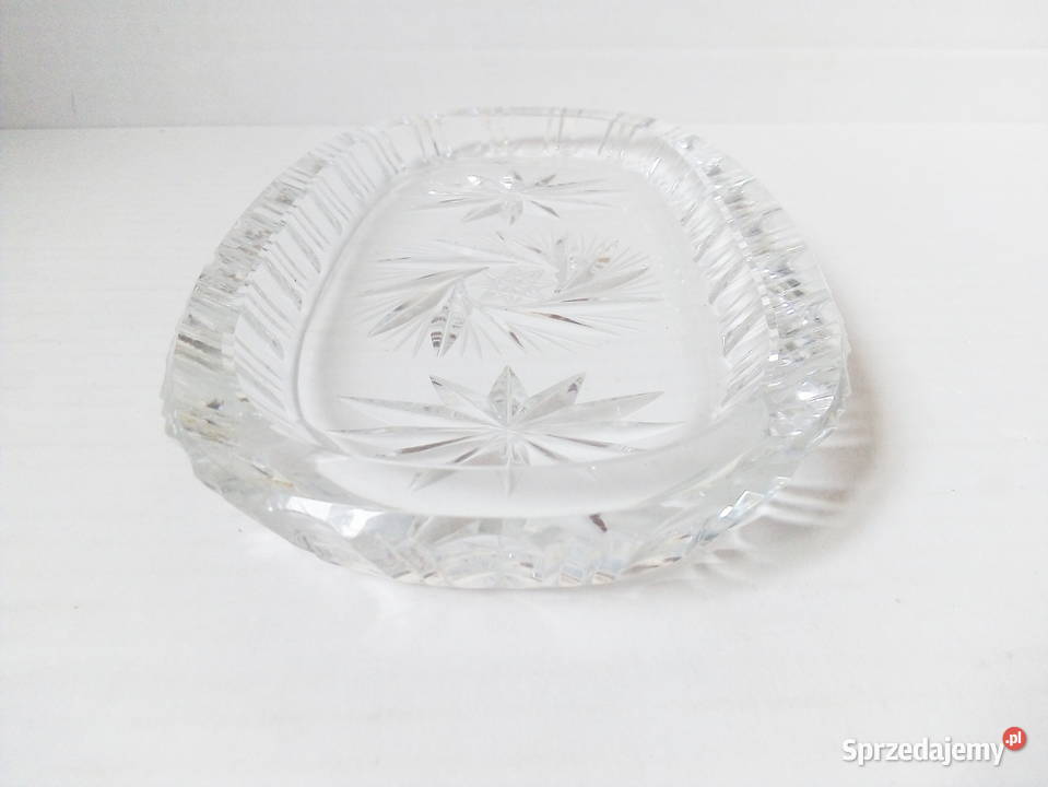 kryształowa tacka vintage PRL Częstochowa sprzedam