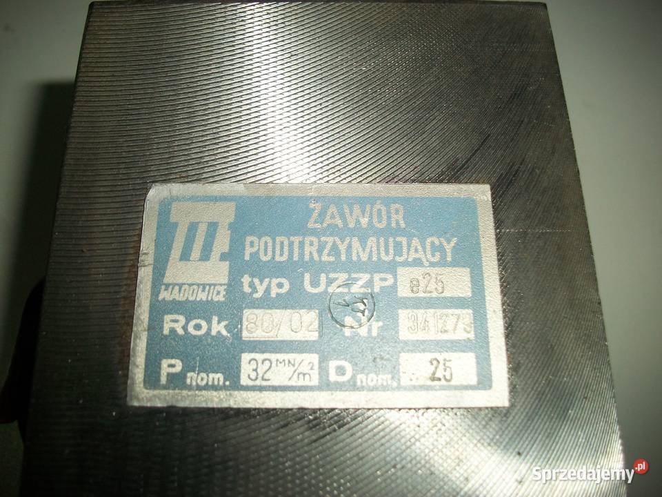Zawór podtrzymujący UZZPe25 Sklep Olkusz