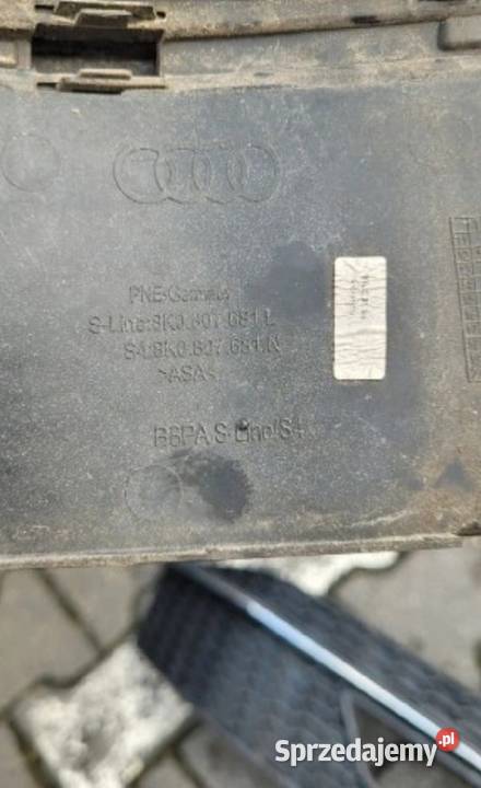 KRATKA ZDERZAKA HALOGENU LEWA AUDI A4 B8S4 LIFT wielkopolskie Pniewy