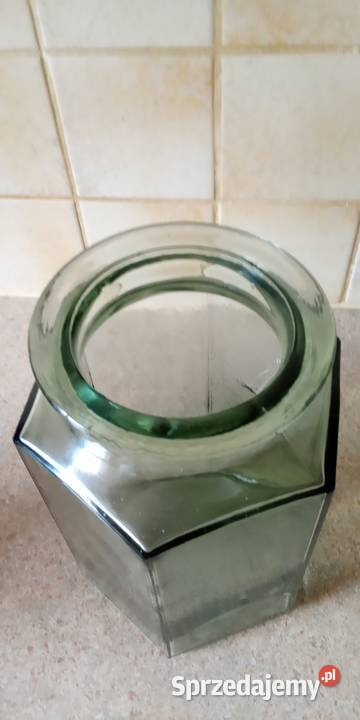 zielone szkłosłoje Antyki, Sztuka, Kolekcje sprzedam