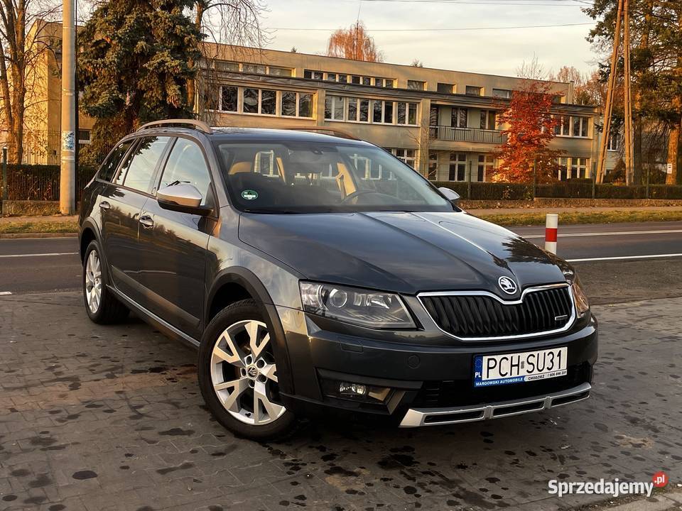 Skoda Octavia Scout 2.0 TDI 184KM, 4x4, DSG, wzorowy stan, zarejestrowana