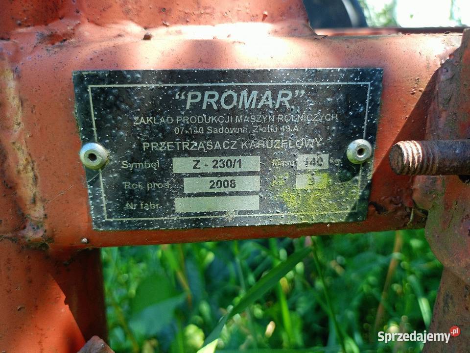 Przetrząsarka przetrząsacz karuzelowy 2008r Puławy