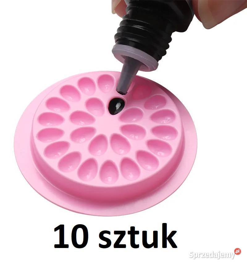 Paleta do kleju do przedłużania rzęs 10 sztuk Zdrowie i Uroda sprzedam