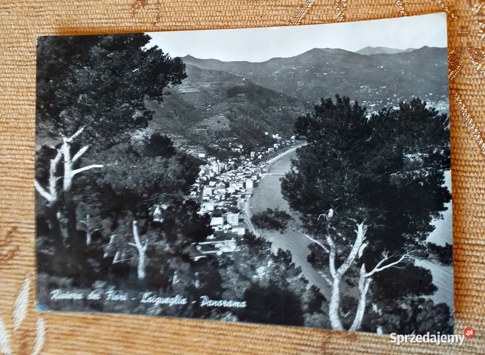 LAIGUEGLIA WIDOK NA MIASTO I PLAŻĘ W PROWINCJI Piszczac