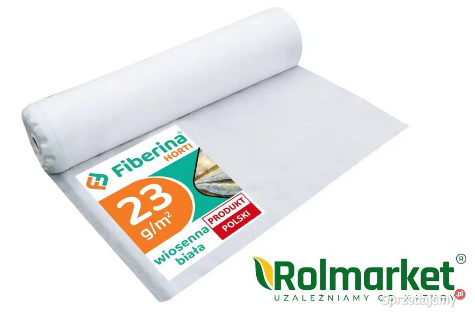 Agrowłóknina wiosenna biała 32x100m 23g Polska Cieśle