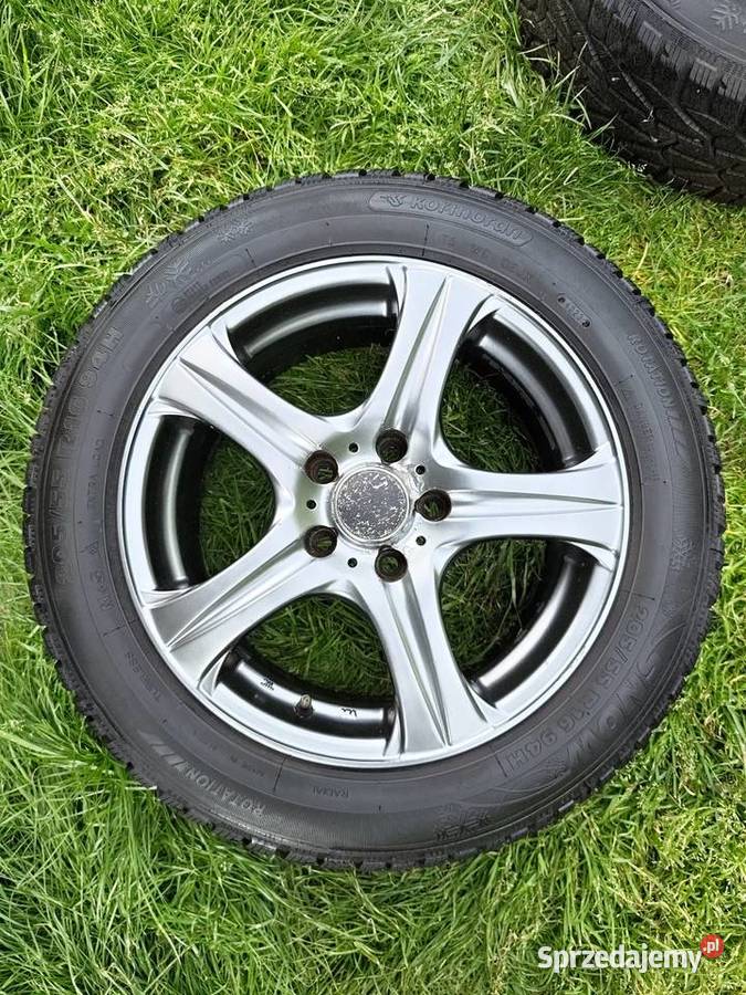 Alufelgi Audi VW 16 5x112 Opony zimowe 205 55 16 Niegowa