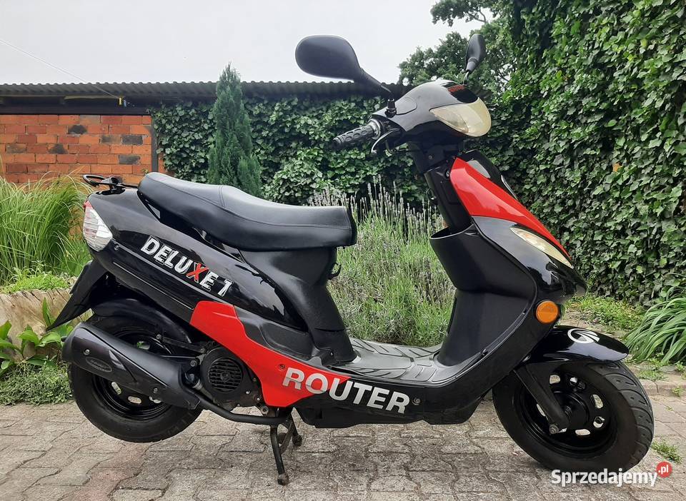 Zadbany skuter Romet Router Deluxe 50ccm 4t Tuczno