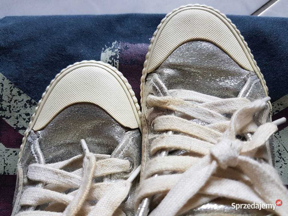 Pepe Jeans Industry trampki tenisówki srebrne Obuwie sportowe Kielce