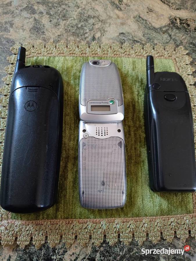 Zabytkowe Telefony Motorola Sony Ericsson Nokia Drawski Młyn