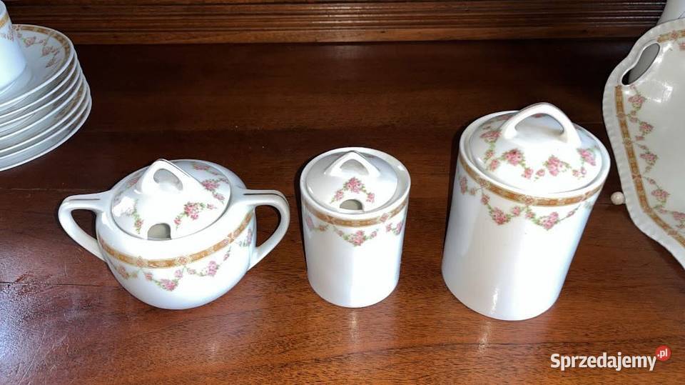 Serwis do herbaty BB Volksted Rudolfstadt Beyer Gdańsk