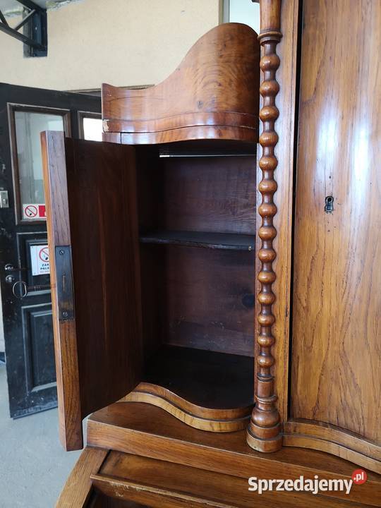 Zabytkowy sekretarzyk w stanie 117cm Paterek