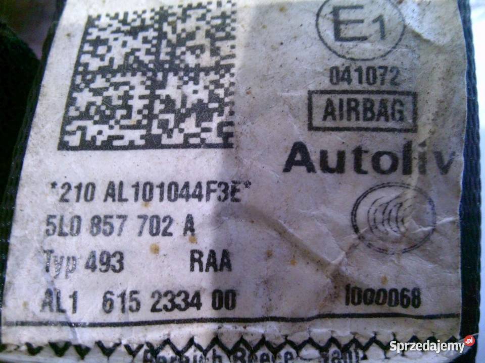 SKODA YETI 12r pas bezpieczeństwa prawy przód osobowe Kielce