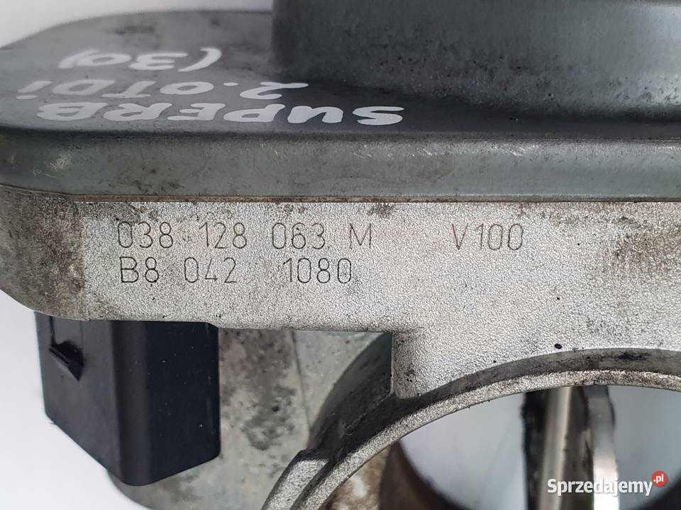 PRZEPUSTNICA Skoda Superb II 20 TDI BKD oryginał lubelskie Chełm