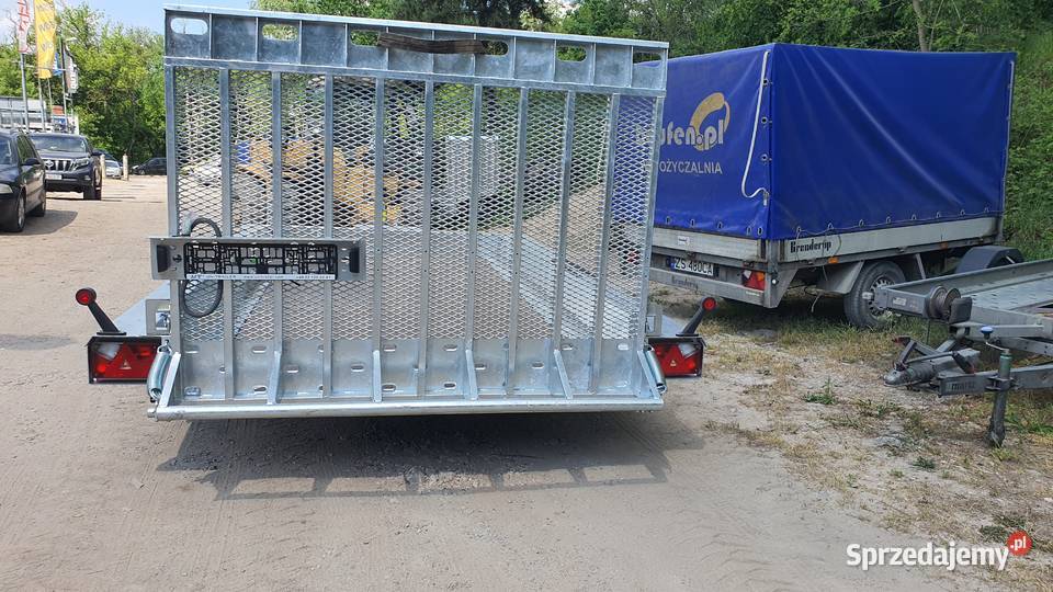 Przyczepa trzyosiowa pod minikoparki Bau 3 4003 2612kg