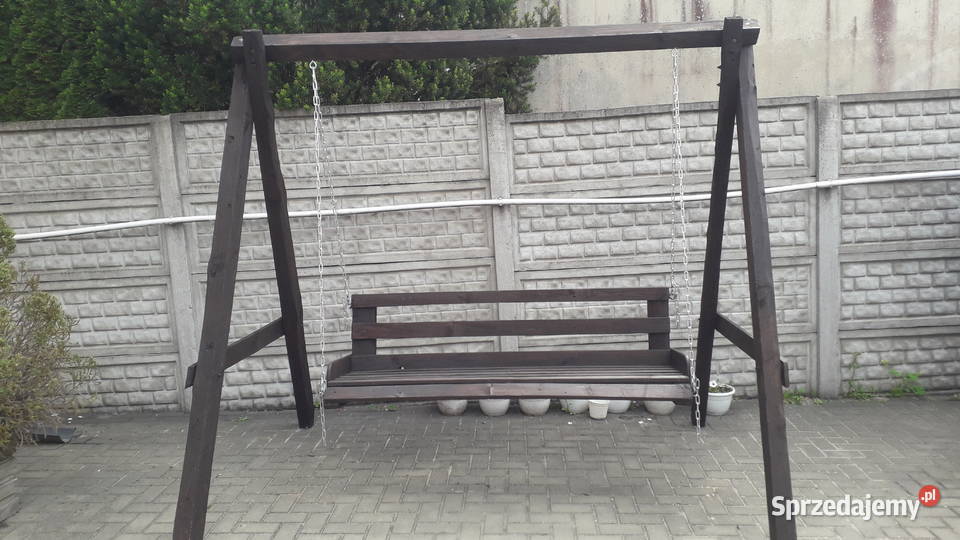 Huśtawka ogrodowa duża