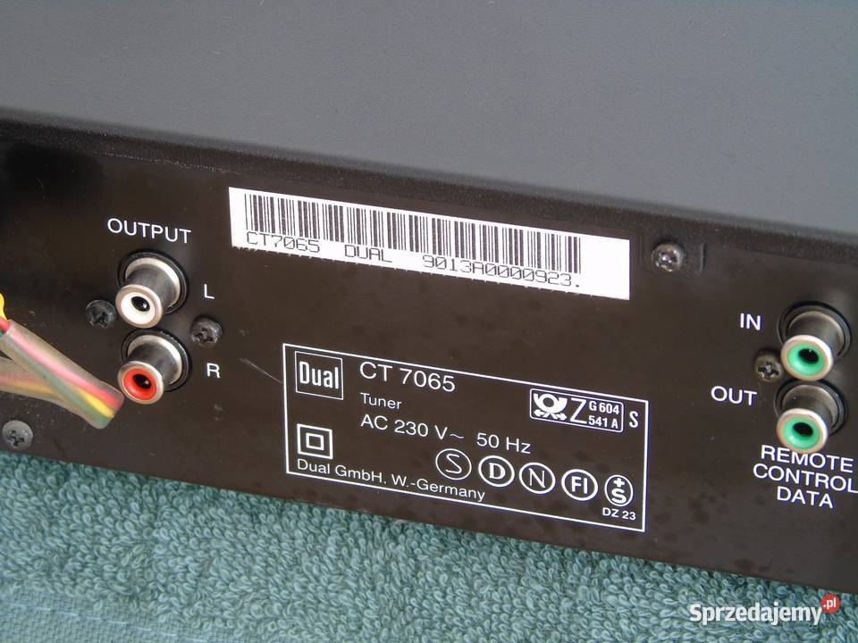 Tuner radiowy Dual CT7065 sprawny i ładny Amplitunery