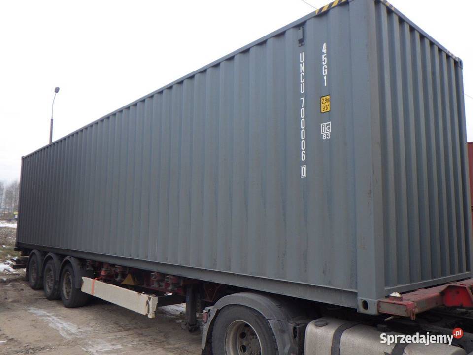 Kontenery morskiemagazynowe 40HC SZARE ONE WAY sprzedam