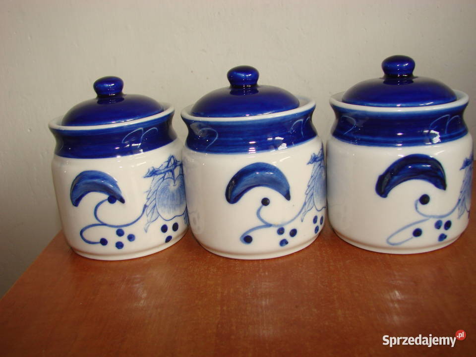 małe ceramiczna pojemniki kuchenne pomorskie Pruszcz Gdański sprzedam