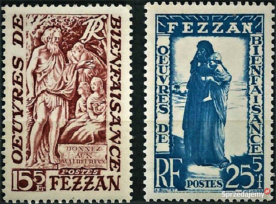 FEZZAN 1950 MNHkompletna seria WYSYŁKA Człuchów