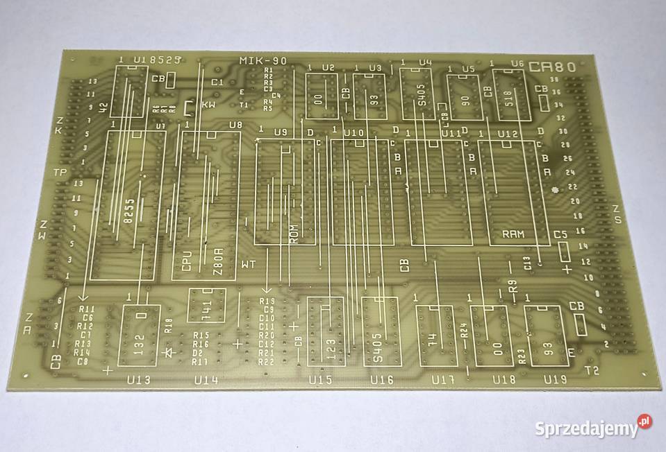 Mikrokomputer CA80 zestaw płytek PCB oryginał
